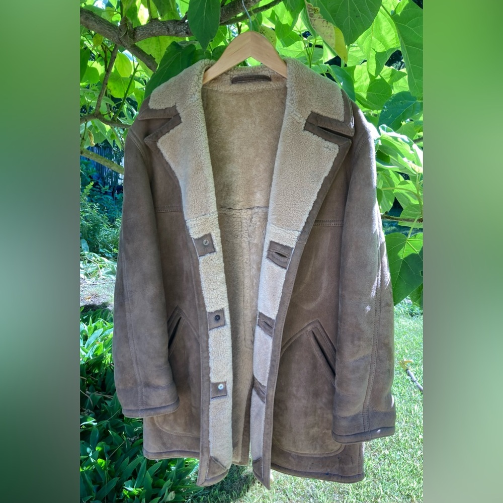 Sawyer of Napa Shearling Wool Overcoat